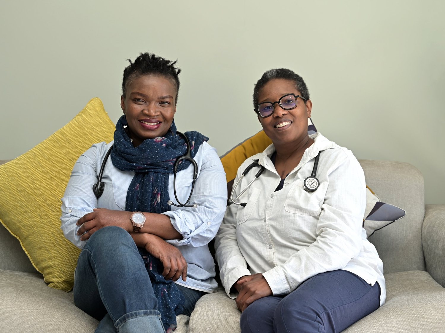 Two of the HospiceWits doctors